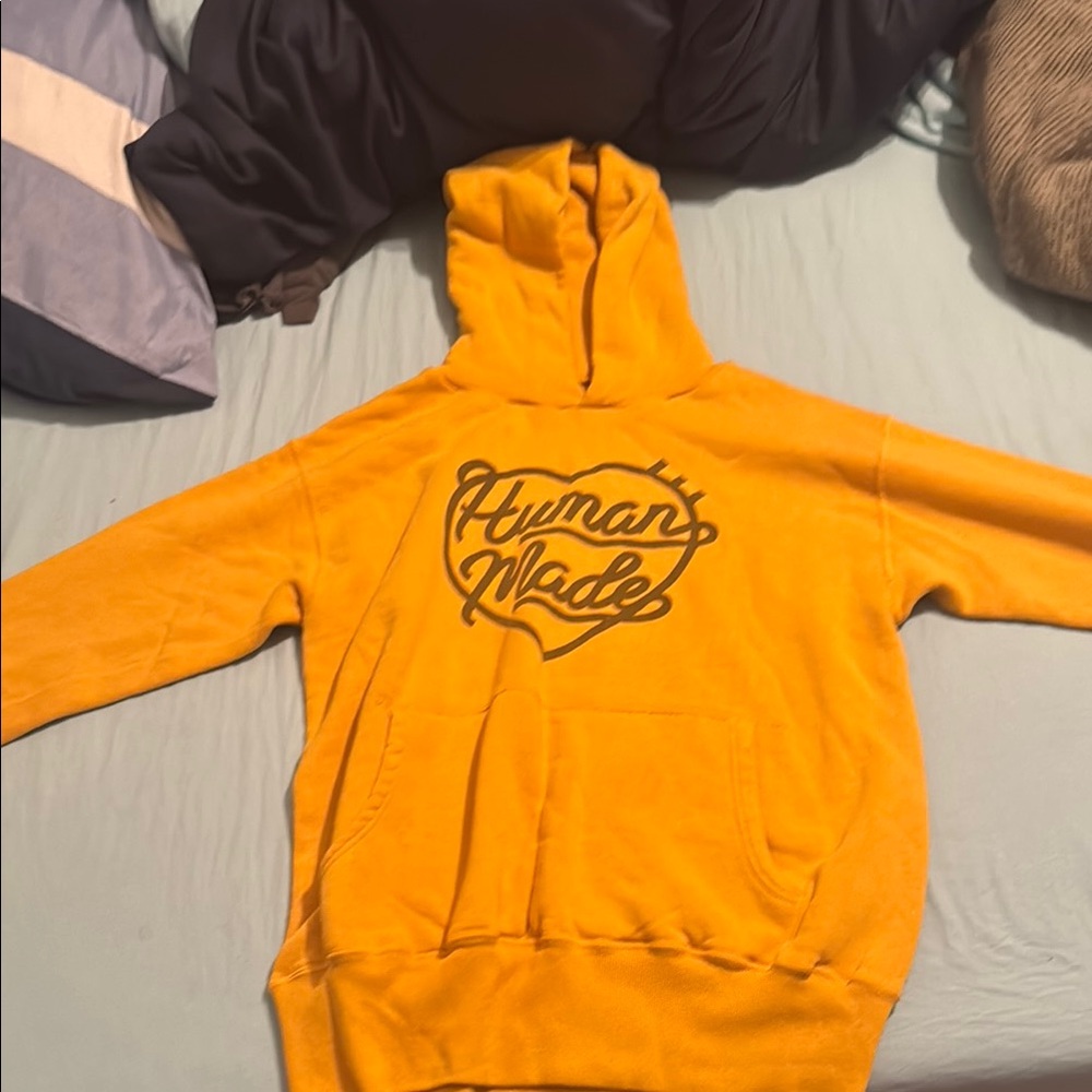 Human Made Vibrant Yellow Hoodie